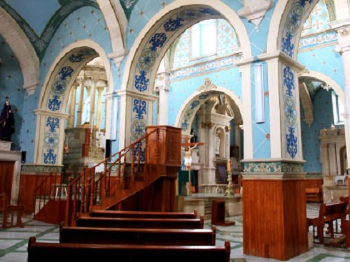 Paseo por Mexico Inside of the Parish of Our Lady of Bethlehem in Seats