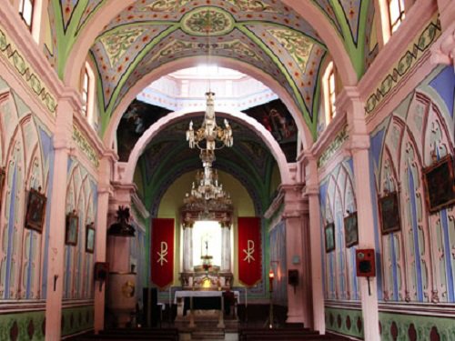 Paseo por Mexico Inside of the former convent of the Lord of Tepozán in Asientos