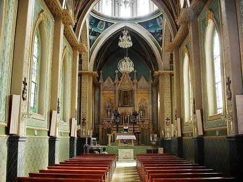 Paseo por Mexico Inside of the Sanctuary of Our Lady of Guadalupe in Calvillo