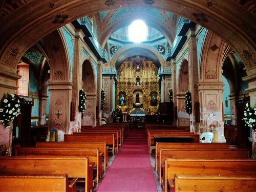 Paseo por Mexico Inside of the Parish of Jesus of Nazareth in Jesus Maria