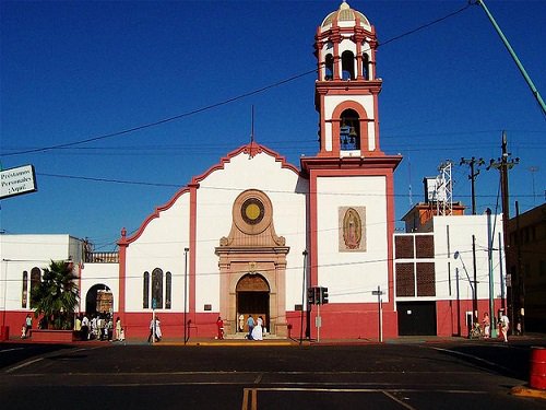 Paseo por Mexico Cathedral of Our Lady of Guadalupe in Mexicali