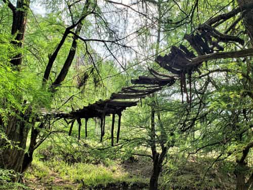 Paseo por Mexico Aculco suspension bridge