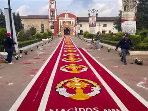 Paseo por Mexico Fair of the Lord Collateral of Acaxochitlán