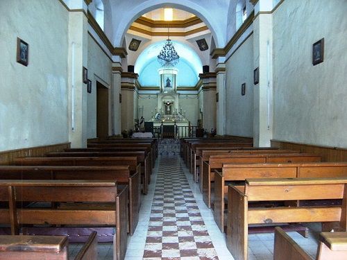 Paseo por Mexico Inside of the Parish of San Francisco de Asís in Emiliano Zapata