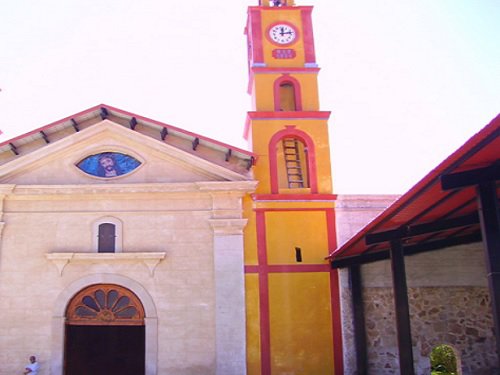 Paseo por Mexico Parish Church in honor of the Assumption of Mary in Ahuazotepec