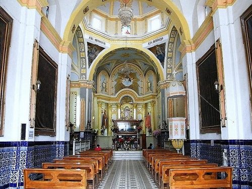 Paseo por Mexico Interior of the Calvary Church in Atempan