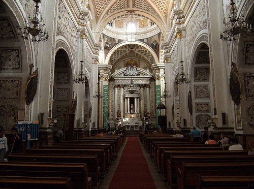 Paseo por Mexico Inside of the Parish of the Nativity in Atlixco