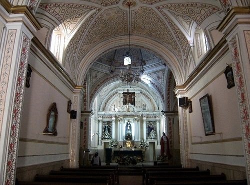 Paseo por Mexico Inside of the Parish of Acapetlahuacan (Temple of Solitude) of Atlixco