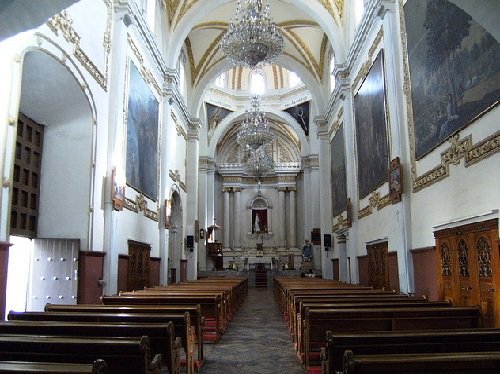 Paseo por Mexico Inside of the Church of San Agustin in Atlixco