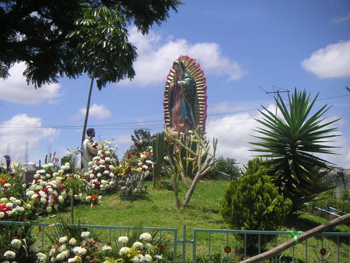 Paseo por Mexico Building to the Virgin of Guadalupe in Atzitzihuacan