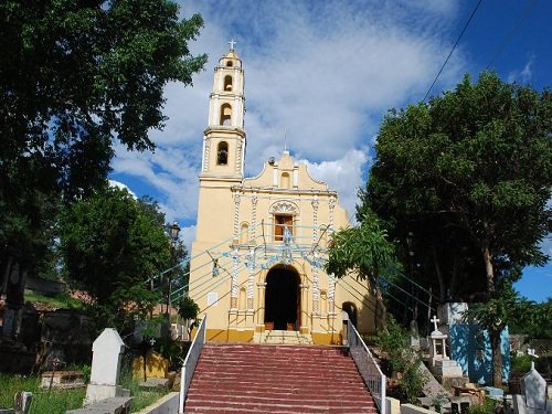 Paseo por Mexico The church of Tlanichiautla in Chiautla de Tapia