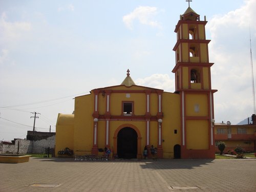 Paseo por Mexico Parish church in honor of Saint Matthew in Chichiquila