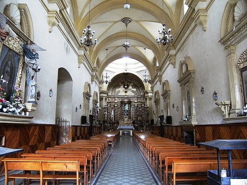 Paseo por Mexico Inside of the Church of the Apostle Santiago Chignahuapan