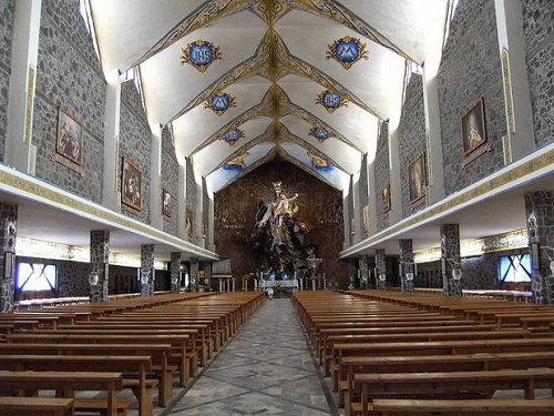 Paseo por Mexico Inside of the Church of the Immaculate Conception in Chignahuapan