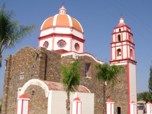 Paseo por Mexico Parish church in honor of Saint Bartholomew in Cohuecán