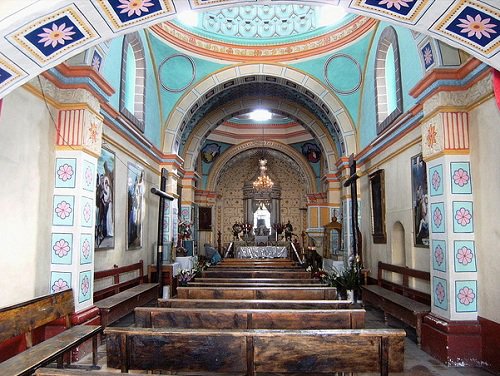 Paseo por Mexico Inside of the Temple of Jesus of Nazareth in Cohuecan