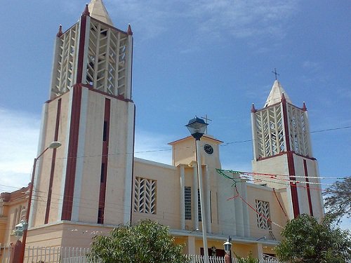 Paseo por Mexico Church in honor of the Virgin of Guadalupe in Guadalupe Victoria