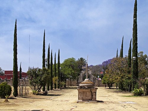 Paseo por Mexico Atrium of the former convent of Huaquechula