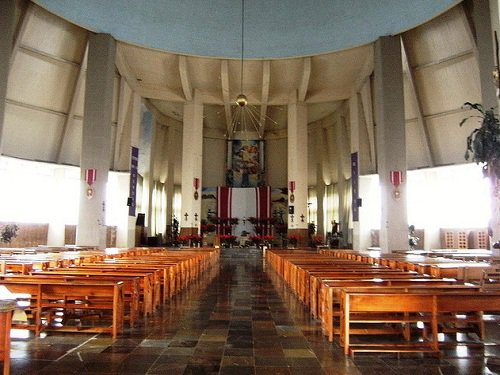 Paseo por Mexico Inside of the Parish of Our Lady of the Assumption in Huauchinango