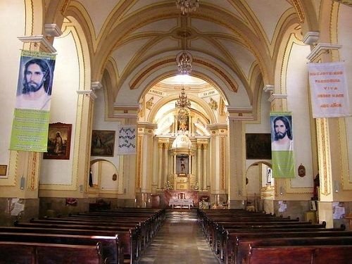 Paseo por Mexico Inside of the Parish of Saint Michael the Archangel in Huejotzingo