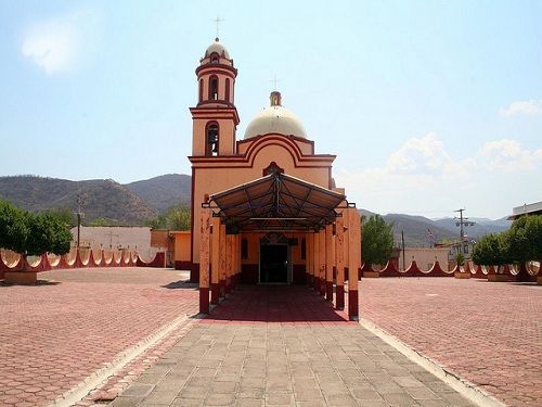 Paseo por Mexico Church of Saint Catherine the Martyr in Ixcamilpa, Guerrero