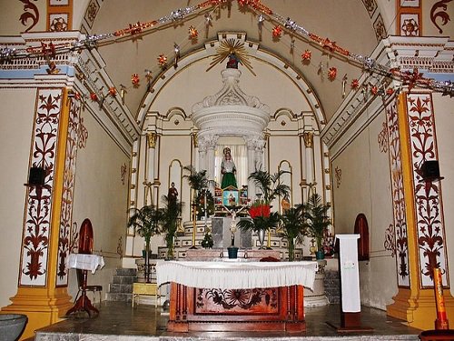 Paseo por Mexico Inside of the Church of Santa Margarita in Mazapiltepec de Juárez