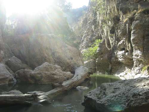 Paseo por Mexico The caves of the bridge of God of Molcaxac