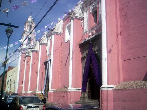 Paseo por Mexico Temple of San Jeronimo in Puebla