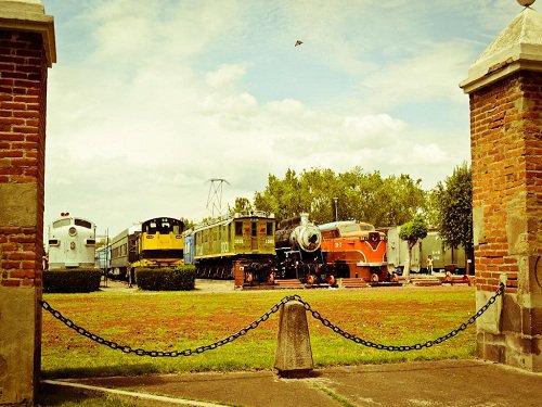 Paseo por Mexico National Railway Museum in Puebla