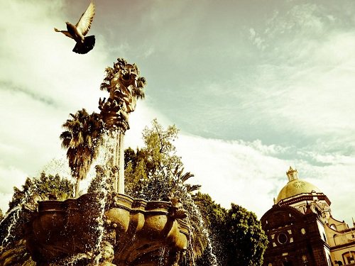 Paseo por Mexico Zócalo of the City of Puebla