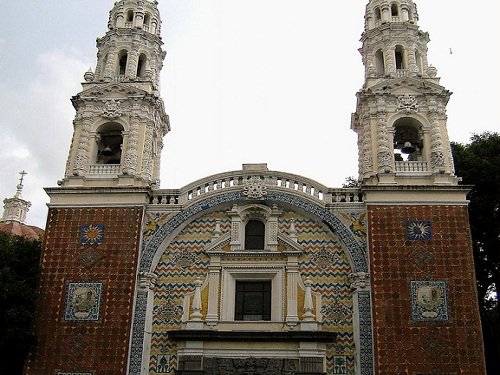 Paseo por Mexico Church of Our Lady of Guadalupe in Puebla