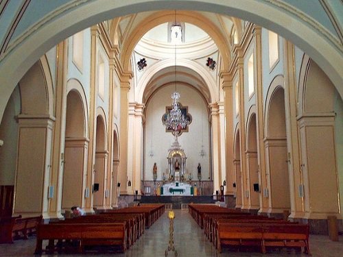 Paseo por Mexico Inside of the former convent of San Agustín in Puebla