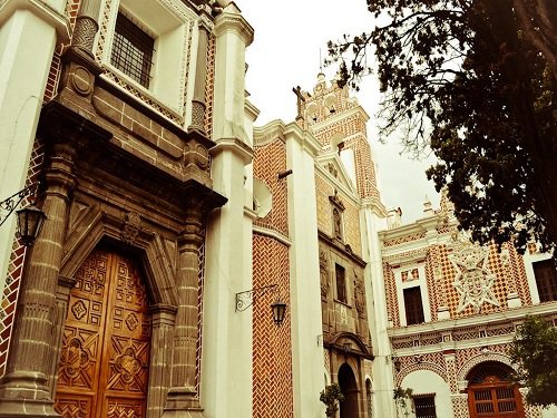 Paseo por Mexico Church of Our Lady of Carmen in Puebla