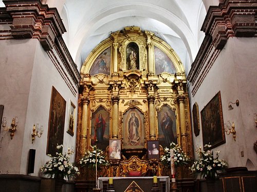 Paseo por Mexico Inside of the Temple of Our Lady of Candelaria in Puebla