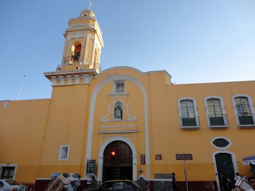 Paseo por Mexico Temple of San Roque in Puebla