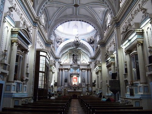 Paseo por Mexico Inisde of the former Convent of the Immaculate Conception of Our Lady in Puebla