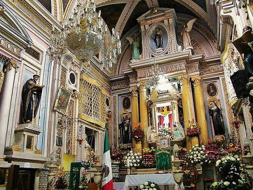 Paseo por Mexico Inside of the Convent of Santa Monica in Puebla