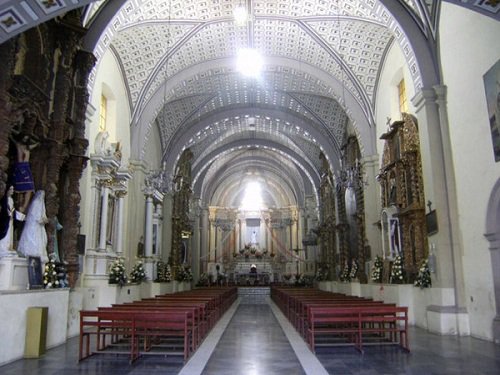 Paseo por Mexico Inside of the former convent of Santa Maria Magdalena in Quecholac