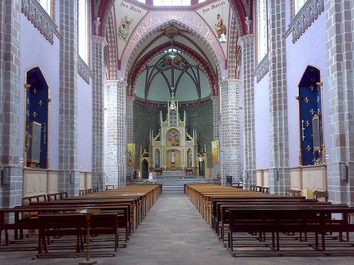 Paseo por Mexico Inside of the Parish of San Marcos in Rafael Lara Grajales