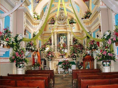 Paseo por Mexico Inside of the Church of Santiago Cuayantla in San Andrés Cholula