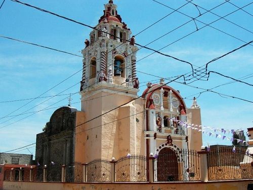 Paseo por Mexico Church of San Pedro Colomoxco in San Andrés Cholula