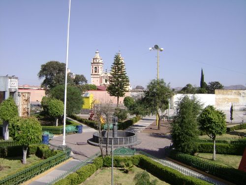 Paseo por Mexico Main square of San Jeronimo Tecuanipan