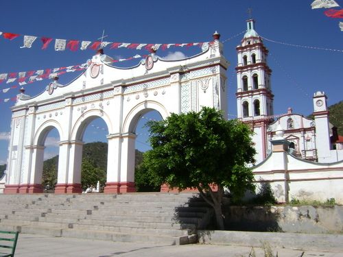 Paseo por Mexico Parish church dedicated to Saint Jerome Xayacatlán