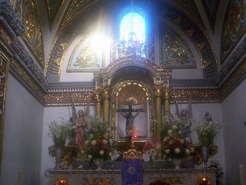 Paseo por Mexico Inside of the Parish of Saint John the Baptist in San Juan Atenco