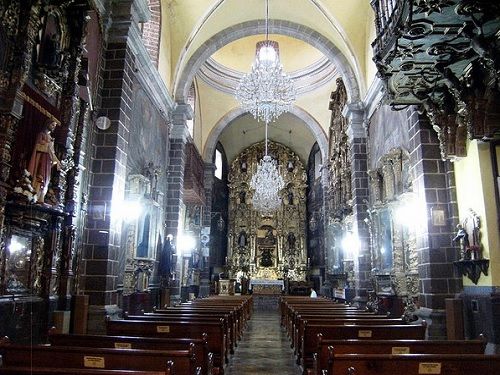 Paseo por Mexico Inside of the former convent of Santa Maria Magdalena in San Martin Texmelucan