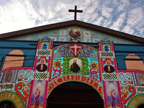 Paseo por Mexico New Temple of San Francisco Coapa in San Pedro Cholula