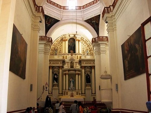 Paseo por Mexico Inside of the Chapel of the Third Order in San Pedro Cholula