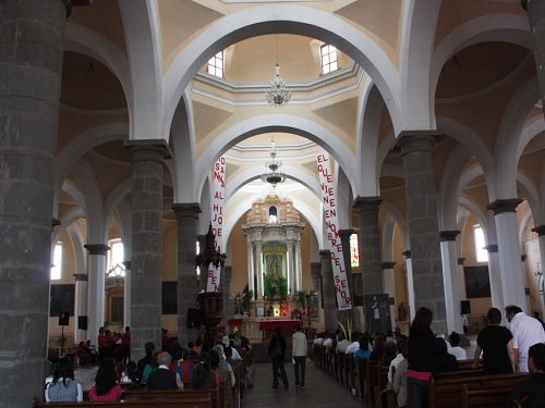 Paseo por Mexico Inside of the Royal Chapel or the Chapel of the Natives in San Pedro Cholula