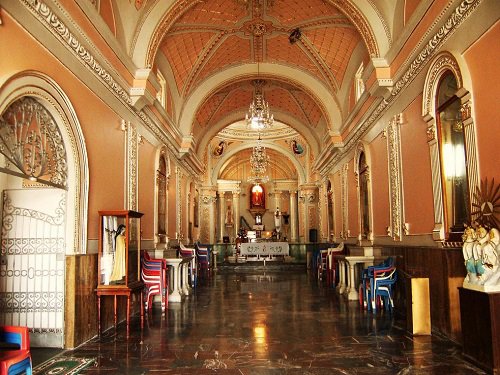 Paseo por Mexico Inside of the Church of the Divine Savior in San Salvador Huixcolotla