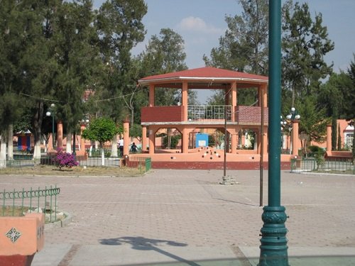 Paseo por Mexico Kiosk of Santo Tomas Hueyotlipan